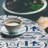 Highland Dunes Ski Pattern Fitted Round Tablecloth Eggshell and Dark Sky Blue-602013932