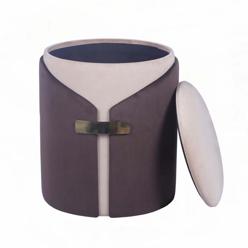 Repose-pieds avec rangement ou tabouret de coiffeuse