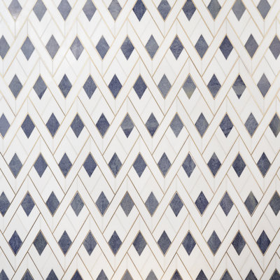 Kappa 12.12'' W x 15.59'' L Marble Tile Mosaic Sheet