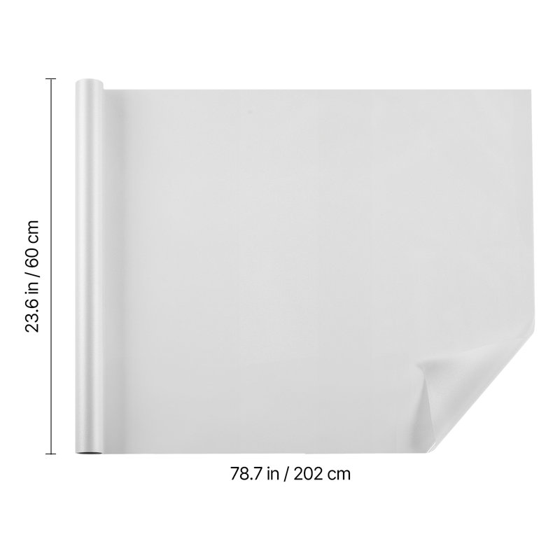 Autocollants pour vitres givrées non adhésives, H 23,6 po x l 78,7 po