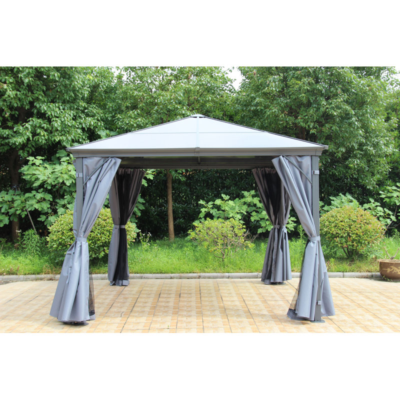Abhijay 3m x 3m Aluminium Permanent Gazebo
