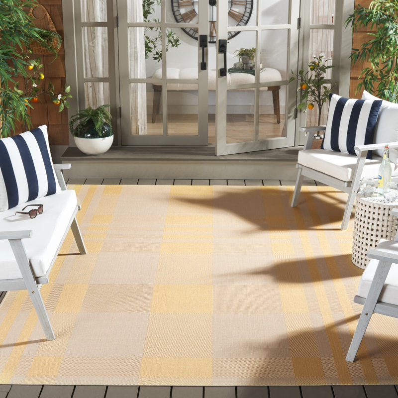 Alitta Performance Abstract Indoor/Outdoor Area Rug, Rectangle 8' x 10'