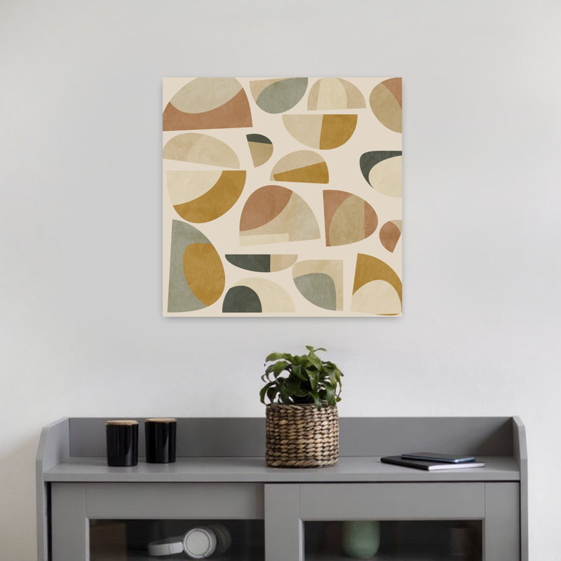 Contemporary Art Abstract Contemporary Art by Ana Rut Bre - Wrapped Canvas Print, 45.72 cm H x 45.72 cm W