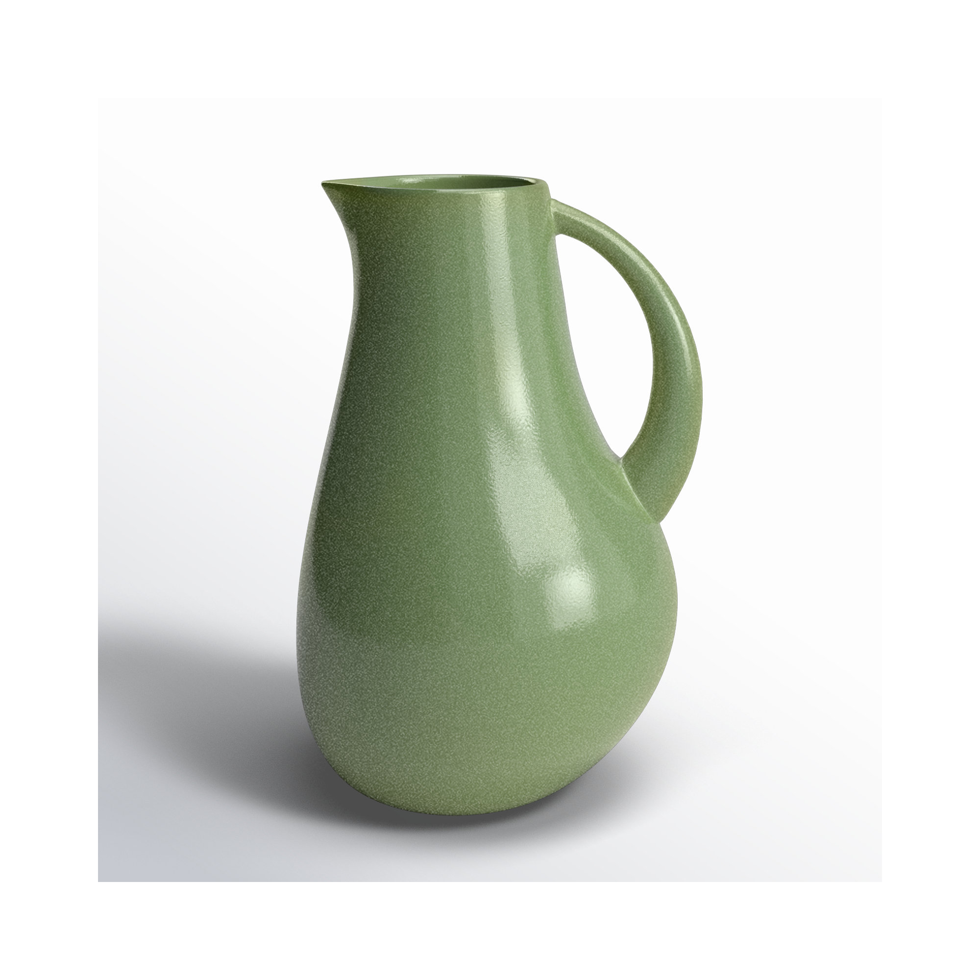 Borgen 72oz. Stoneware Pitcher, Sage