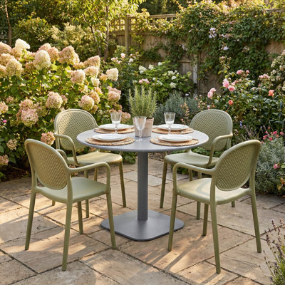 4 - Person Steel Dining Set