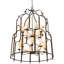 Lustre géométrique à 18 lumières