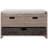 Entryway Bench with Removable Basket and Drawers-966252599