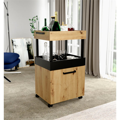 Crannell 50.2 cm Bar Cabinet Bar Cabinet