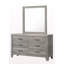 Meuble en bois de style contemporain avec commode latérale à six tiroirs 1Pc