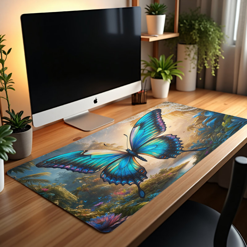 Polyester Desk Pad, 14.4x12.1