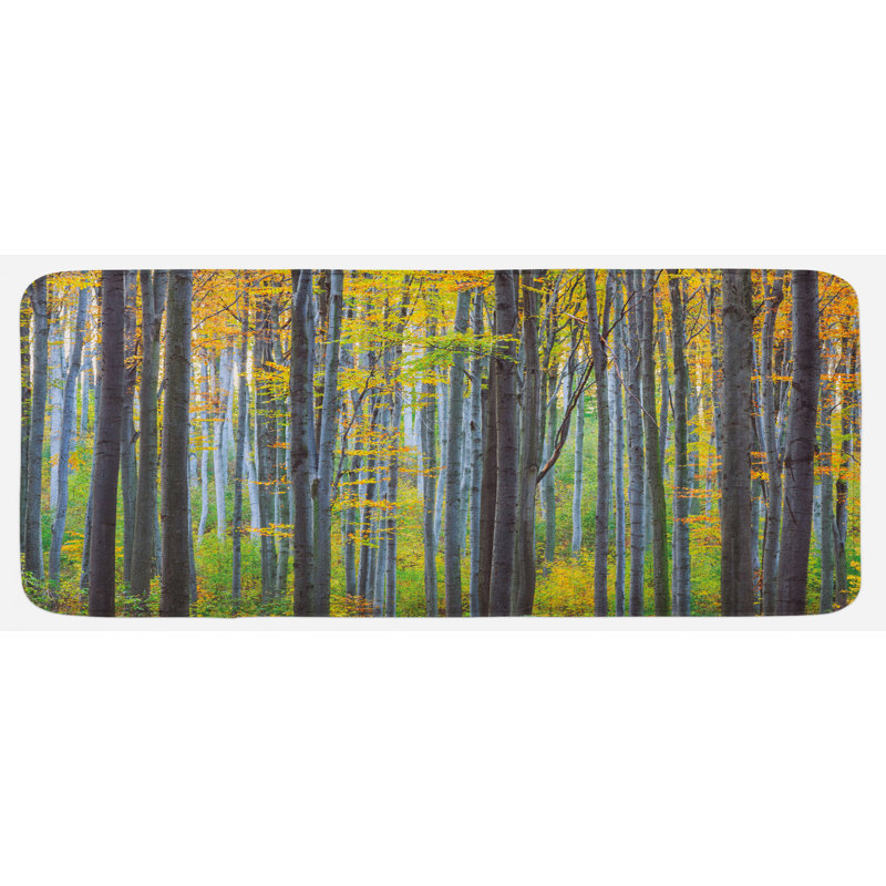 Rustic Polyester Kitchen Mat