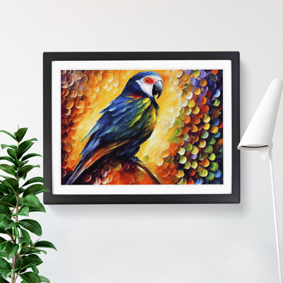 XH1022-6790X Parrot Painting Vol.1 Abstract - Single Picture Frame Print