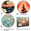 Manahan - ensemble de reproductions d'art mural pieuvre / calmar-108318841-108318844