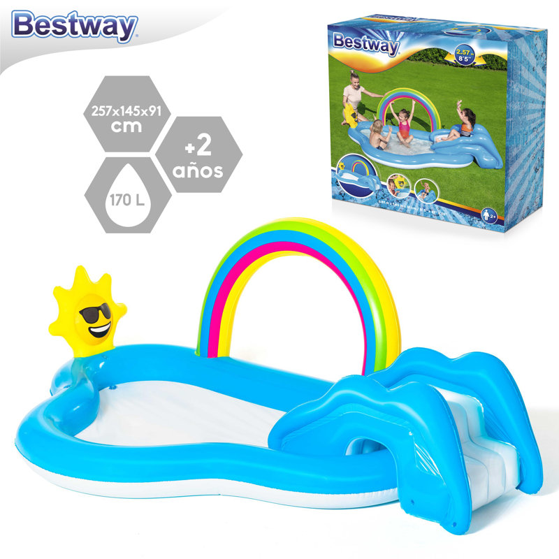 Free Form Kiddie Pool 91cm H x 257cm W x 145cm L