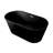 Claire 60" Freestanding Bathtub in Matte Black-85357956