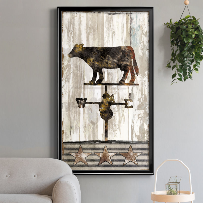 Le rapport quotidien - Peinture sur toile encadrée, H 22,5 po x l 42,5 po x P 1,5 po, Toile avec cadre noir