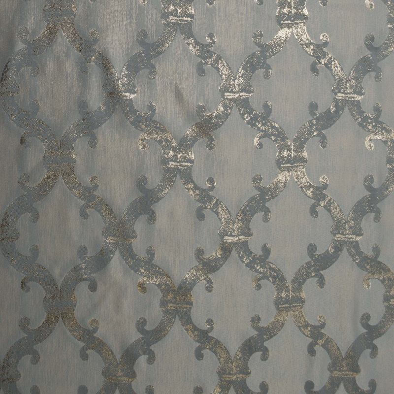 Tissu, Bleu sarcelle doré