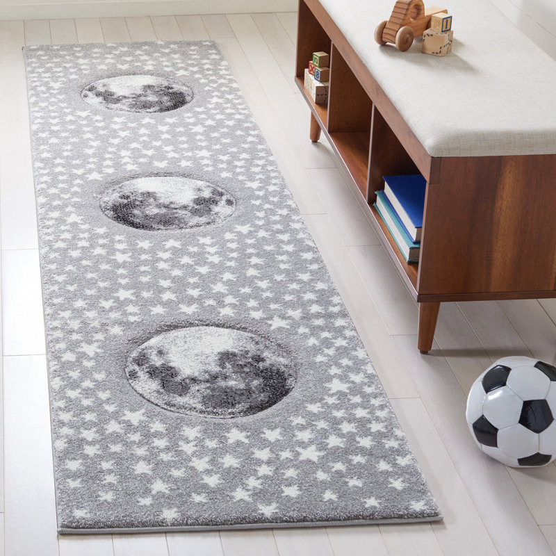 Tapis gris clair Highlawn, Tapis de couloir 2 pi 3 po x 6 pi