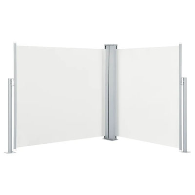 Dakota Fields 1000cm W x 0.285cm D Fabric Cover Motorised Retractable Side Awning