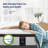 Serweet Hybrid Mattress – Medium Firm with Bamboo Charcoal Memory Foam & Zoned Coils, 10"–14"-1965162020-1995953343