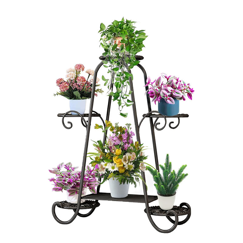 Plant Stand - Set of 6, Black