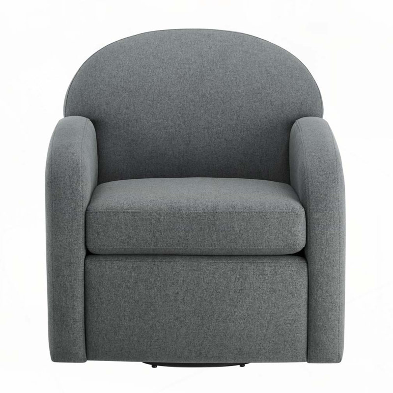 Fauteuil d'appoint pivotant, Gris