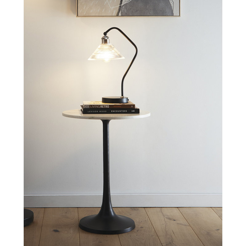 Metal Glass Table Lamp