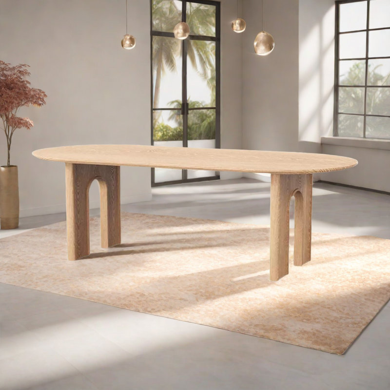 Table de salle à manger Leopolds, L 31,49 po x L 78,74 po