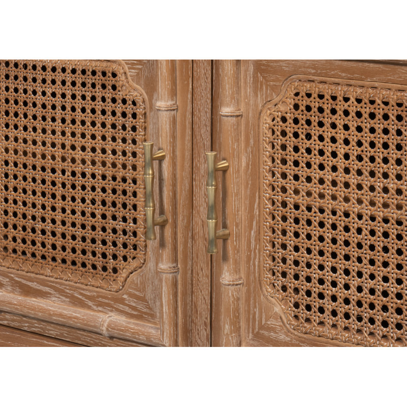 Brighton Solid Wood Accent Cabinet