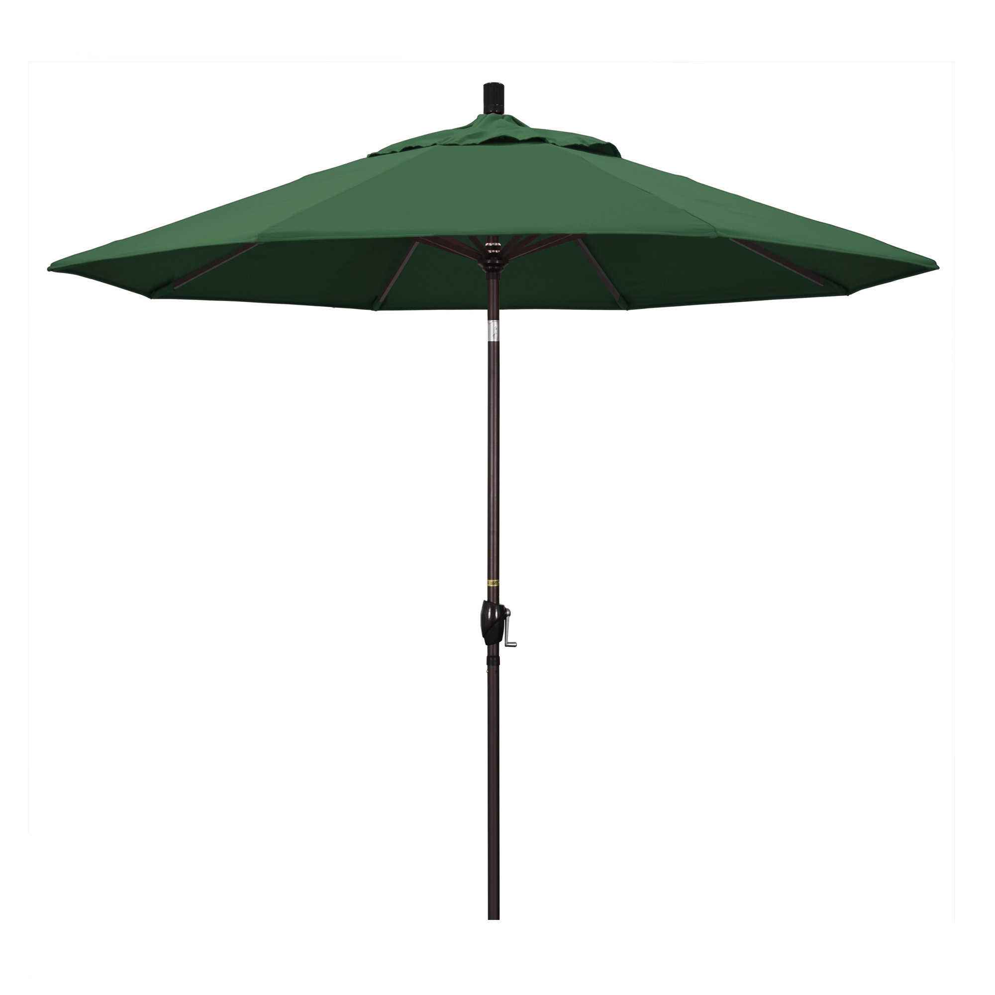 Iuka 108'' Outdoor Umbrella, Hunter Green Performance