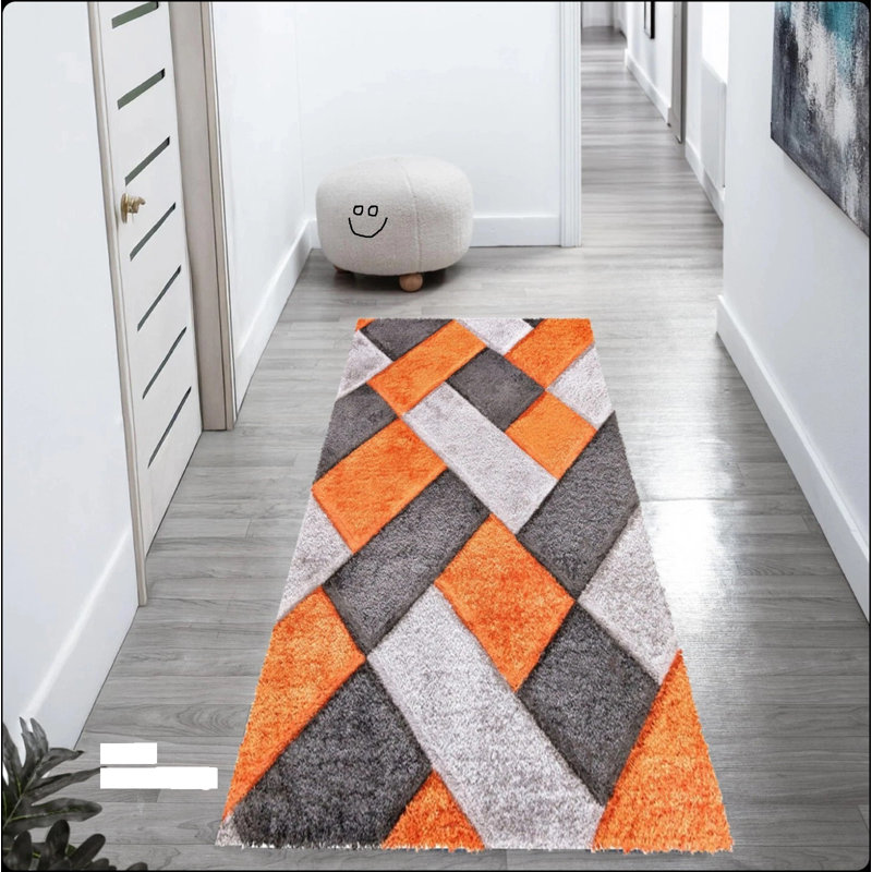 Shag Area Rug, Rectangle 80 x 150 cm