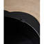 Table basse en forme de fleur, 31,67 po, noir, placage de bois naturel, pour bureau et appartement, structure solide, espace de rangement caché, fleur de prunier de 31,67 po facile à entretenir, salon,