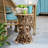 Craggy Bark Tree Ent Side Table