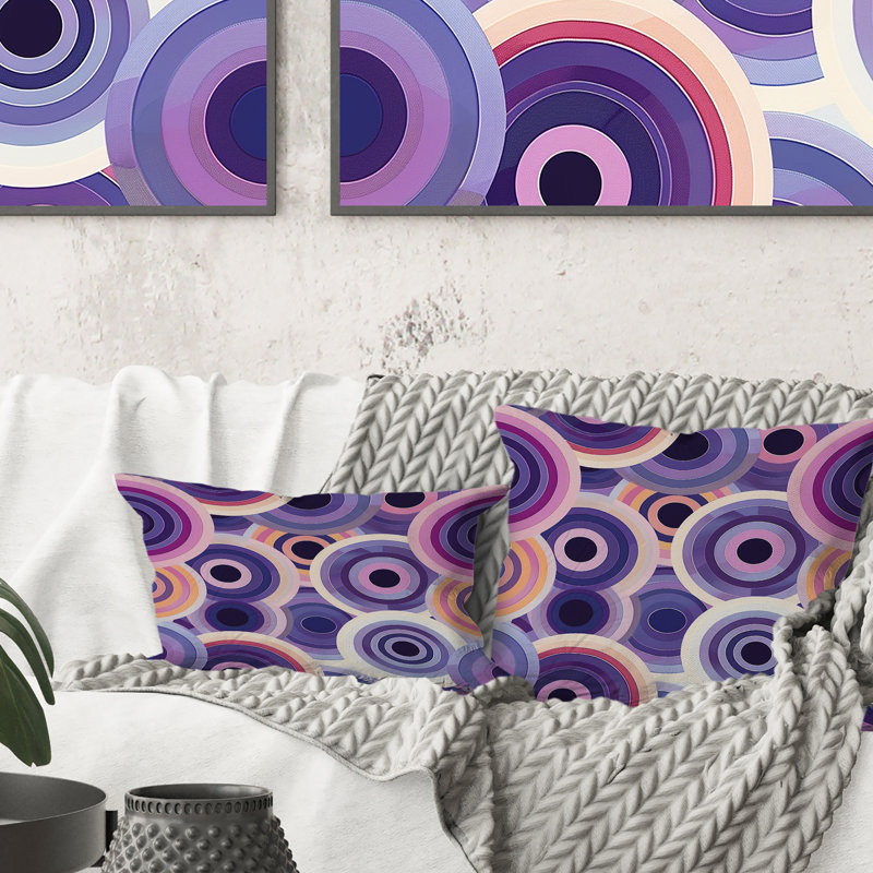 Coussin Retro Mid-Century, H 16 po x l 16 po
