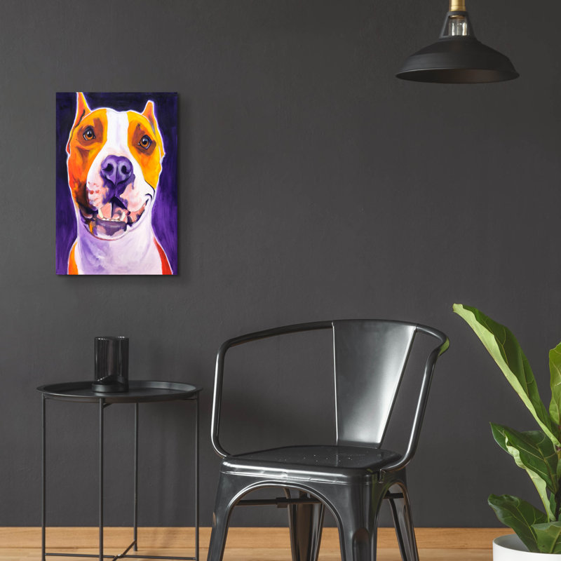 «Pit Bull - Rexy» par Dawg Painter, H 24 po x l 16 po