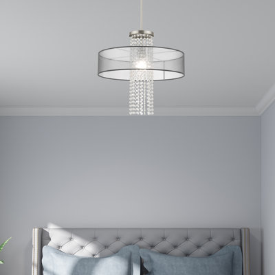 Luminaire suspendu cylindrique à 1 lumière Haney