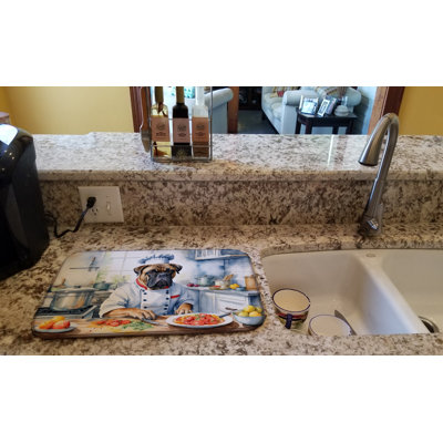 Tapis de séchage Bullmastiff The Chef