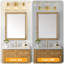 Luminaire de meuble-lavabo moderne à intensité variable Milasia avec abat-jour en verre transparent conique-1753623074-1757438199