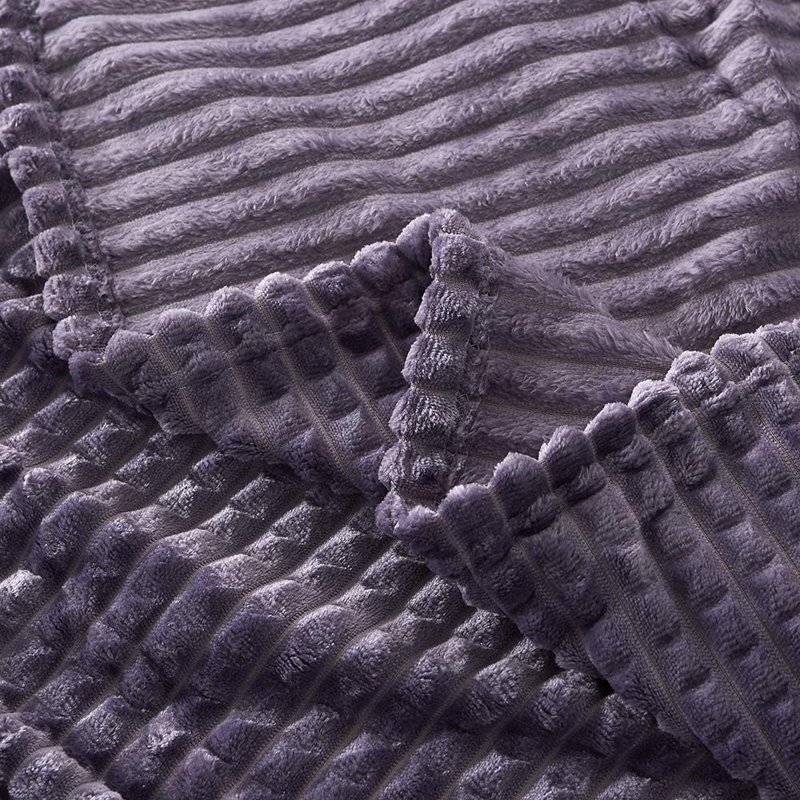 Throw Blanket For Couch-Super Soft Fluffy Blankets, Purple