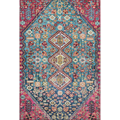 Premium Machine Washable Ashington AMF1834 Aztec Rug
