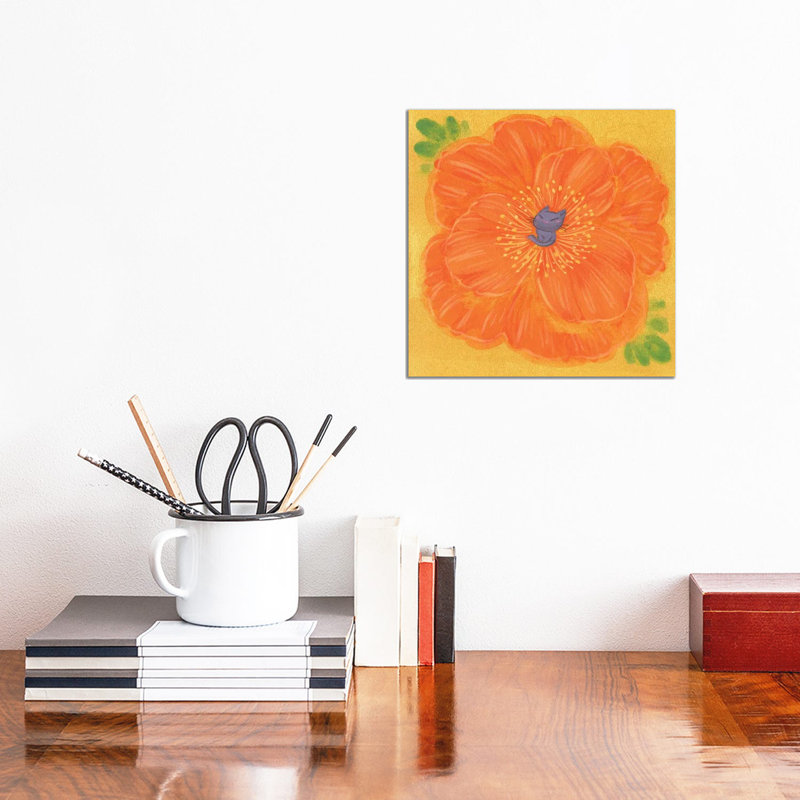 Poppy Black Cat - Wall Art Print