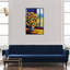 Fenêtre, tournesols II - Impression sur toile-80844265-80844271