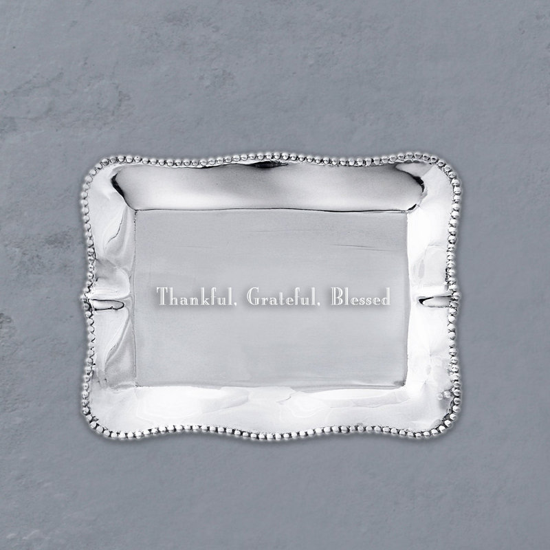 Giftables Aluminum Decorative Tray