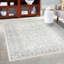 Tapis oriental en polypropylène tissé à la machine en beige / gris Uptown-73389880