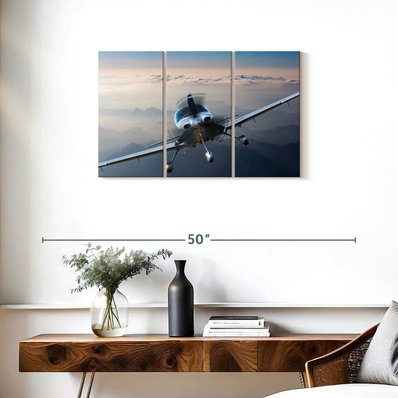 Mehar Private Propeller Plane, 20" H x 33" W