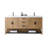 Winchester 72'' Natural Wood Veneer Plywood Bathroom Vanity with Engineered Quartz Top-1833731164-1833731165