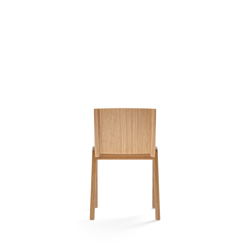 Ready Upholstered Dining Chair, Red Stained Oak, Bouclé 02 Acrylic