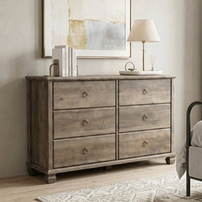 Weston Traditional 46.3" W 6 Drawer Dresser
