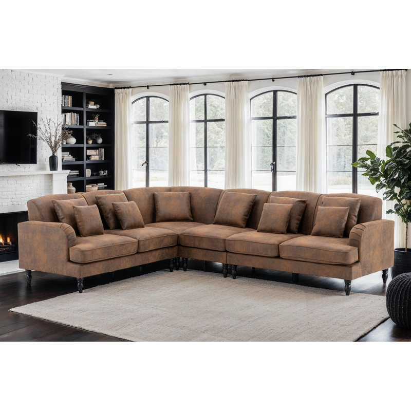 Modular Corner Sofa 2C3/3C2, Brown