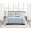 Ensemble de housse de couette en coton percale 400TC Borghese Roma 400TC